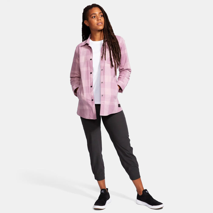 evo Lightweight Long-Sleeve Tech Flannel Shirt - Women's Lilac