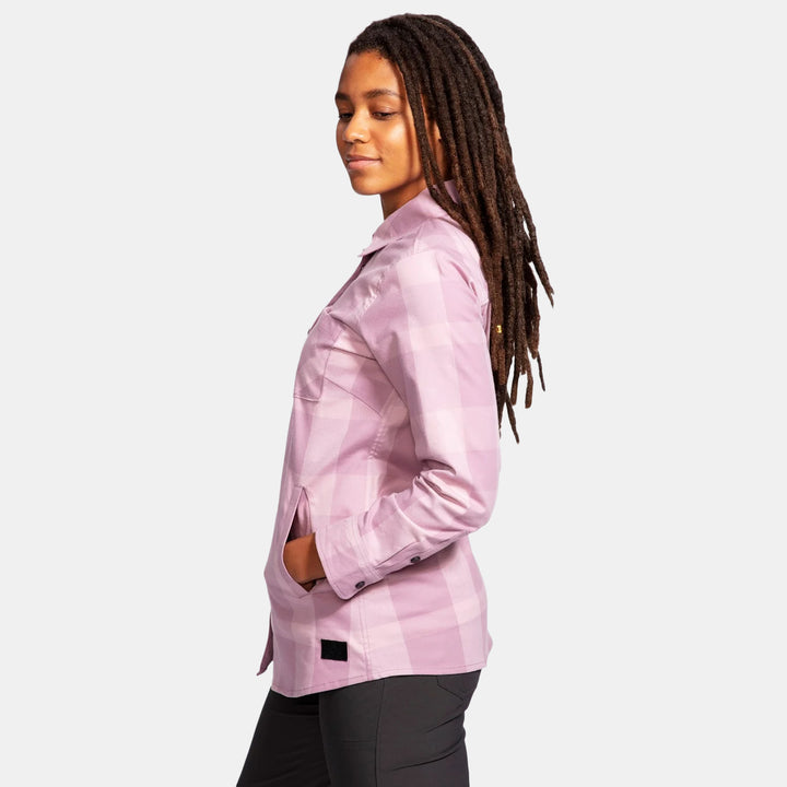 evo Lightweight Long-Sleeve Tech Flannel Shirt - Women's Lilac