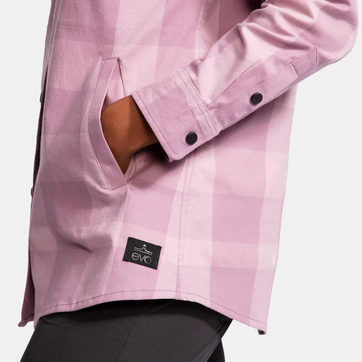 evo Lightweight Long-Sleeve Tech Flannel Shirt - Women's Lilac