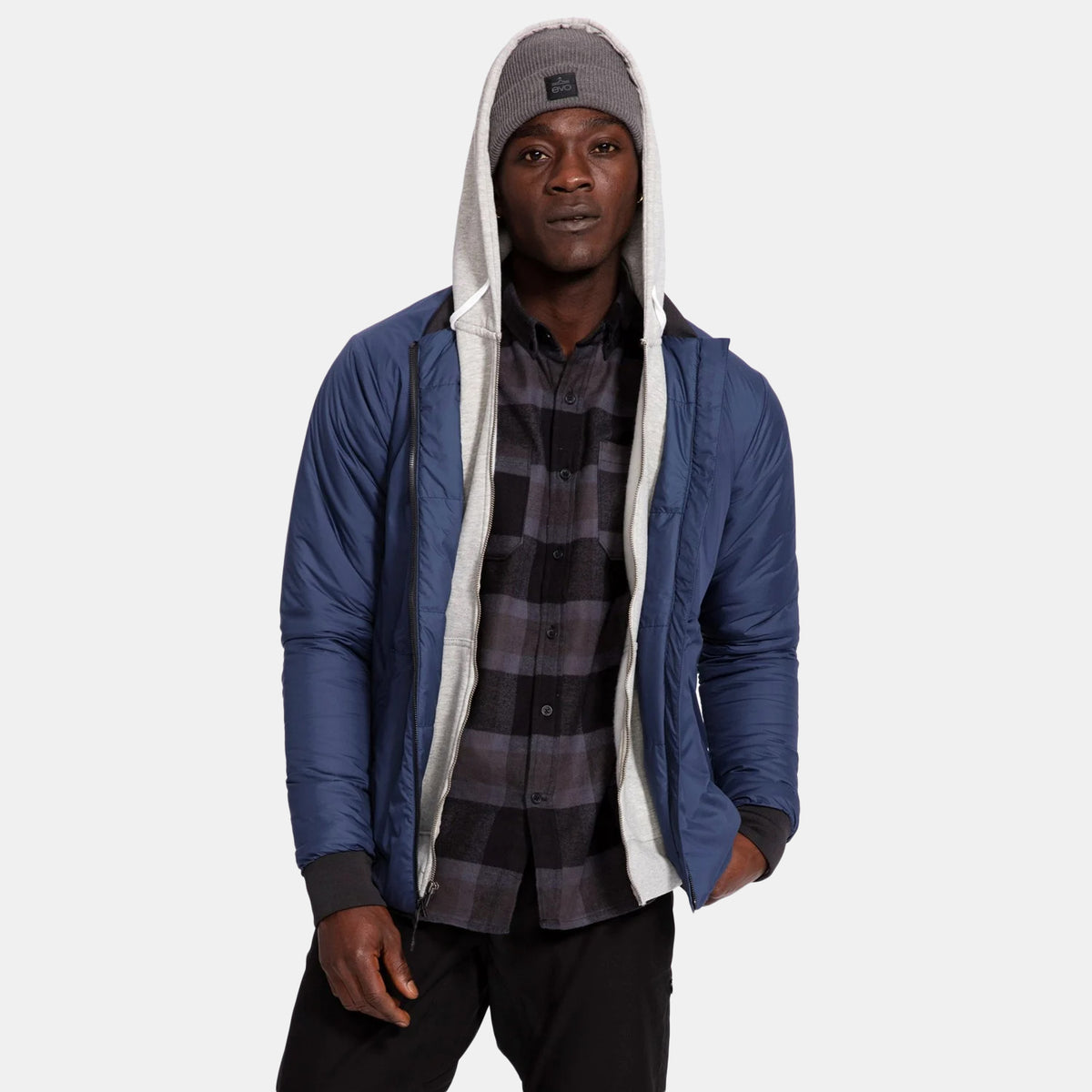 evo Ballard Lightweight Bomber Jacket Navy
