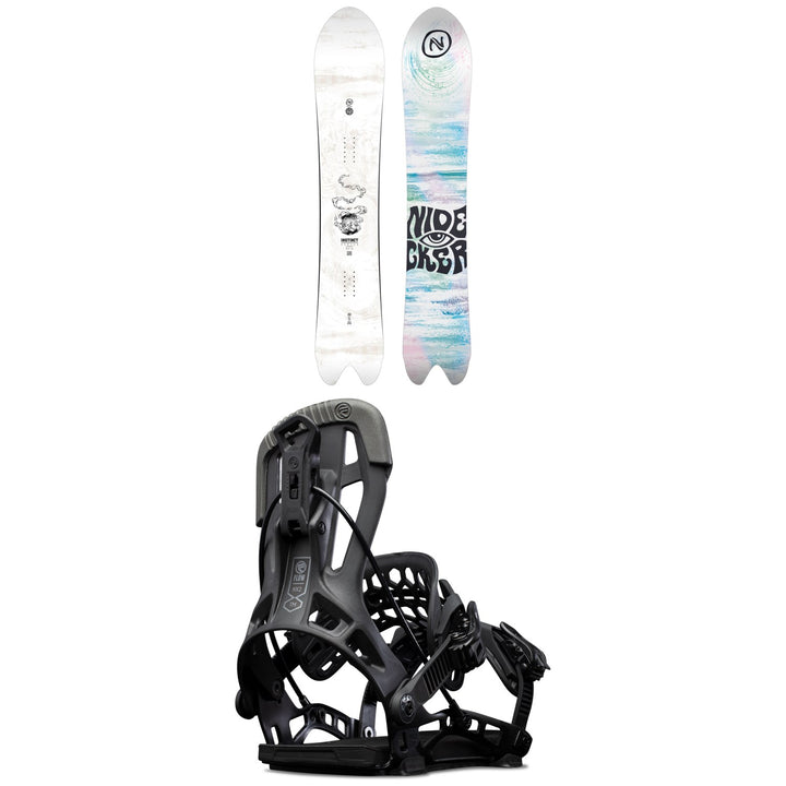 Nidecker Beta Snowboard + Flow NX2 Team Fusion Snowboard Bindings 2023