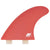 True Ames Side Bite 4.35" FCS Fin Set Red Hexcore