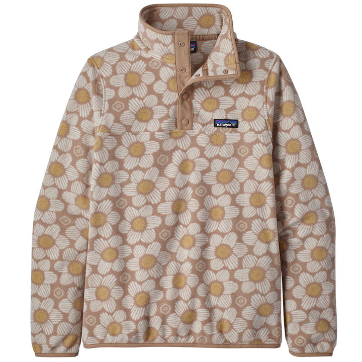 Patagonia Micro D Snap-T Pullover - Women's Matilija Poppy Burst/Pampas Tan