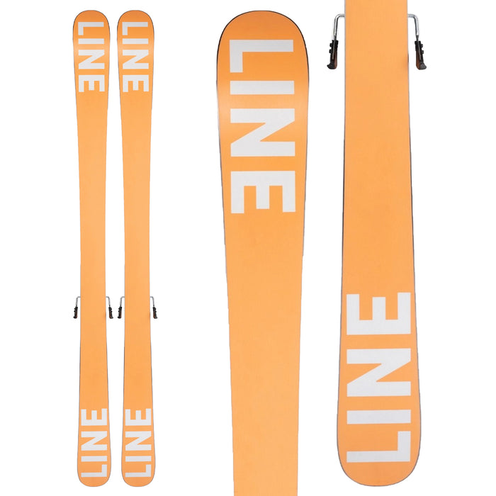 Line Skis Tom Wallisch Shorty Skis + FTD 7.0 Bindings - Boys' 2022