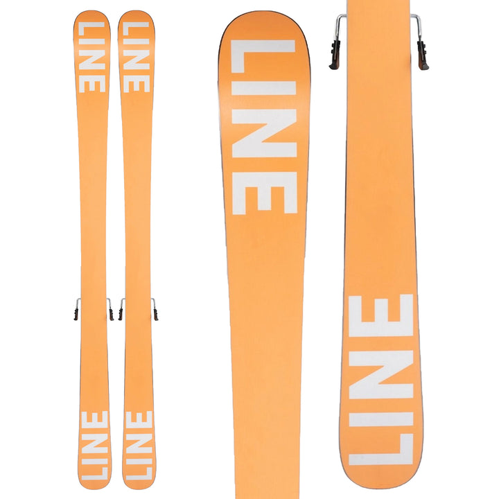 Line Skis Tom Wallisch Shorty Skis + FTD 7.0 Bindings - Boys' 2022