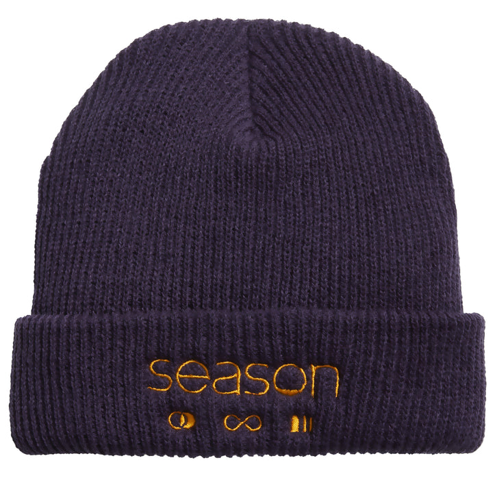 Season Saeson Beanie Iridium Blue