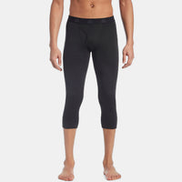 evo Ridgetop Polartec® Power Dry® 3/4 Length Pants Matte Black::Matte Black