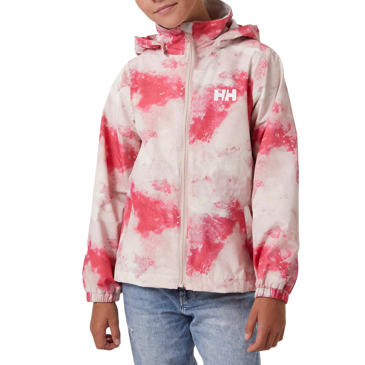Helly Hansen Celeste Jacket - Girls' Rose Smoke Print
