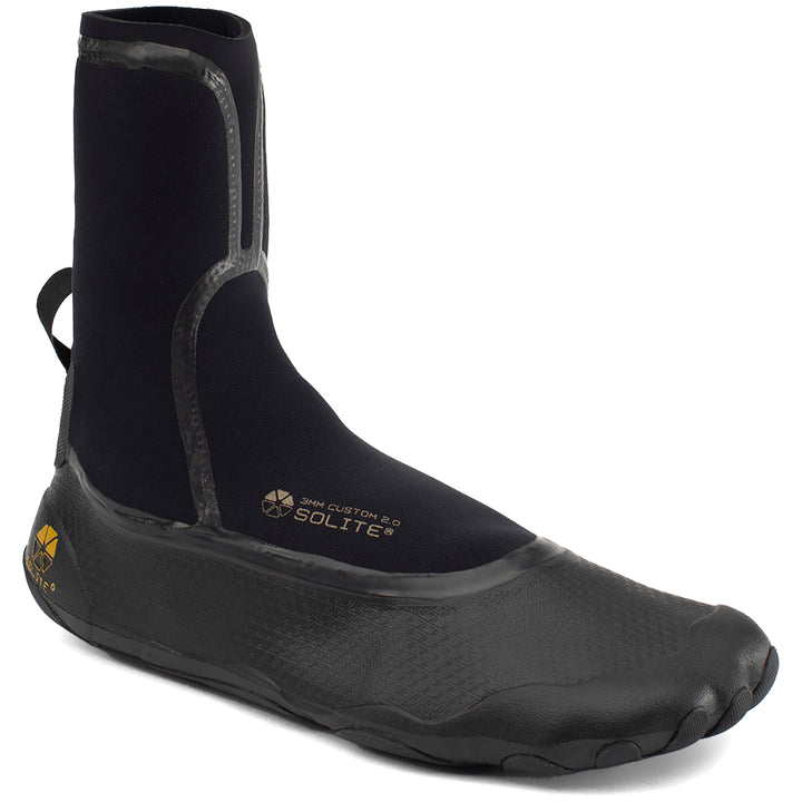 Solite 3mm Custom 2.0 Wetsuit Boots Black/Gum