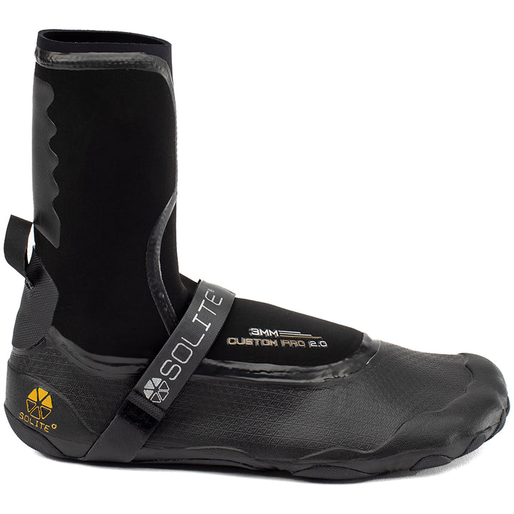 Solite 3mm Custom Pro 2.0 Wetsuit Boots Black/Gum