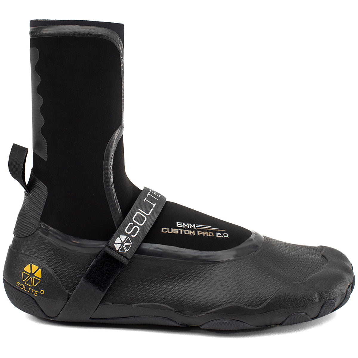 Solite 5mm Custom Pro 2.0 Wetsuit Boots Black/Gum