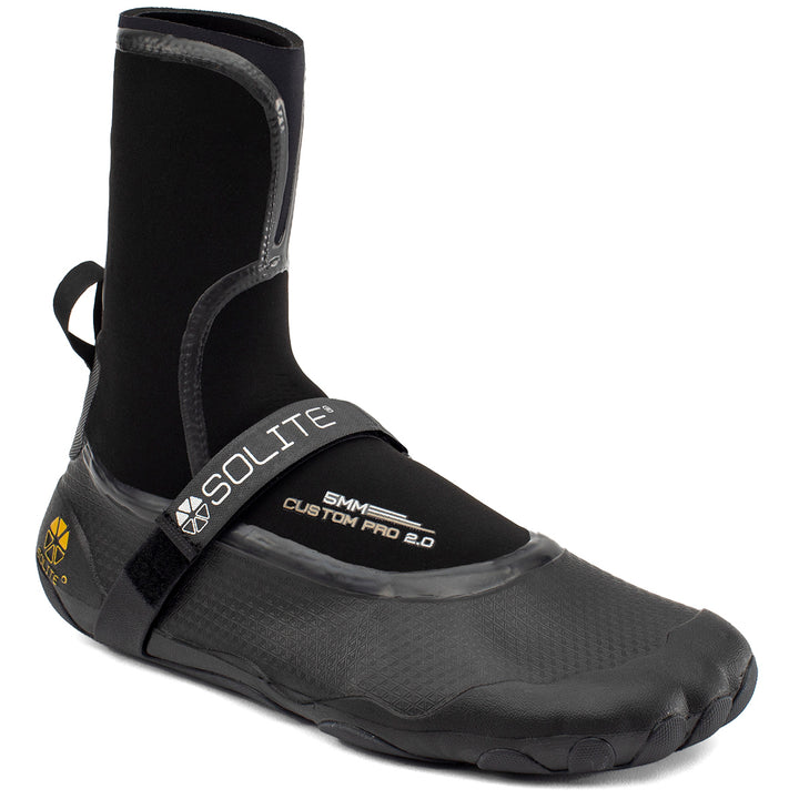 Solite 5mm Custom Pro 2.0 Wetsuit Boots Black/Gum