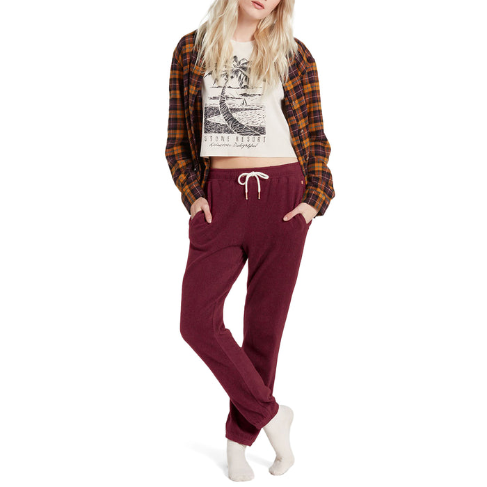 Volcom Lil Fleece Pants - Women's Bark Brown