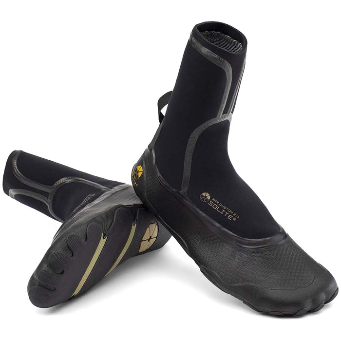 Solite 3mm Custom 2.0 Wetsuit Boots Black/Gum