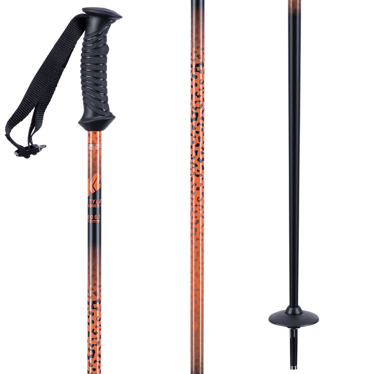 K2 Style Aluminum Ski Poles - Women's 2022 Lava