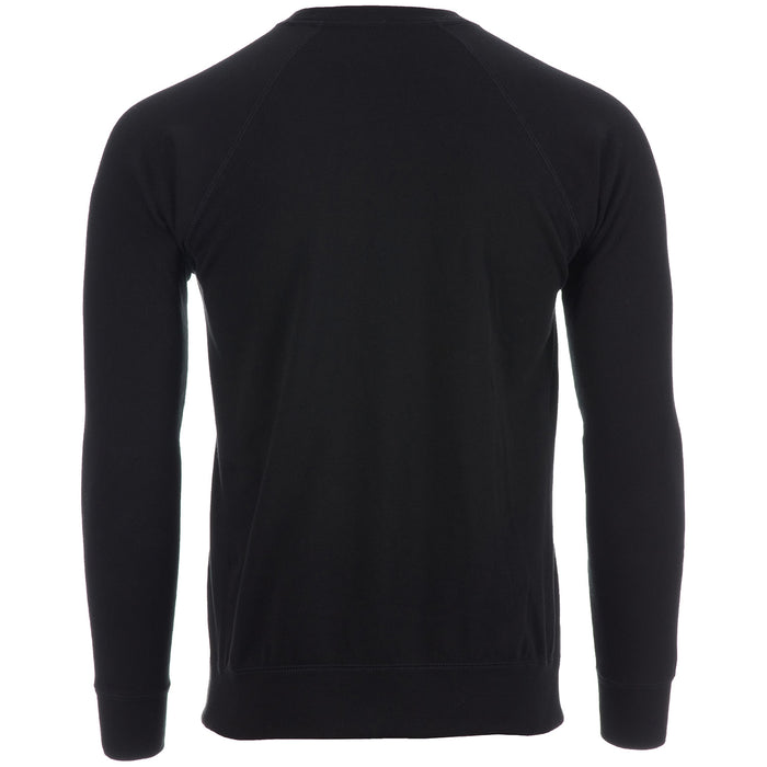 Season Lolo Raglan Crew Sweatshirt - Unisex Black