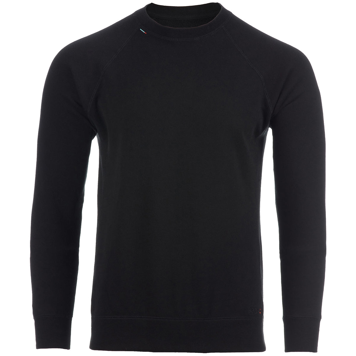 Season Lolo Raglan Crew Sweatshirt - Unisex Black