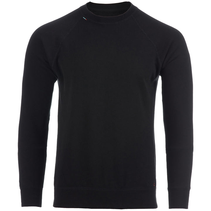 Season Lolo Raglan Crew Sweatshirt - Unisex Black