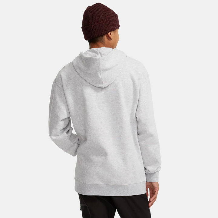 evo Square Logo Pullover Hoodie Heather Grey