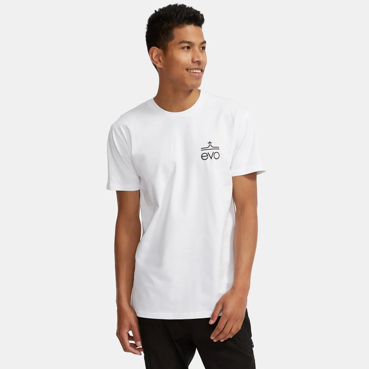 evo Square Logo T-Shirt White
