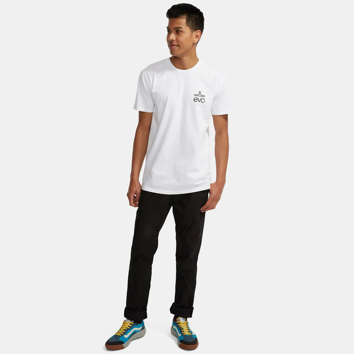 evo Square Logo T-Shirt White