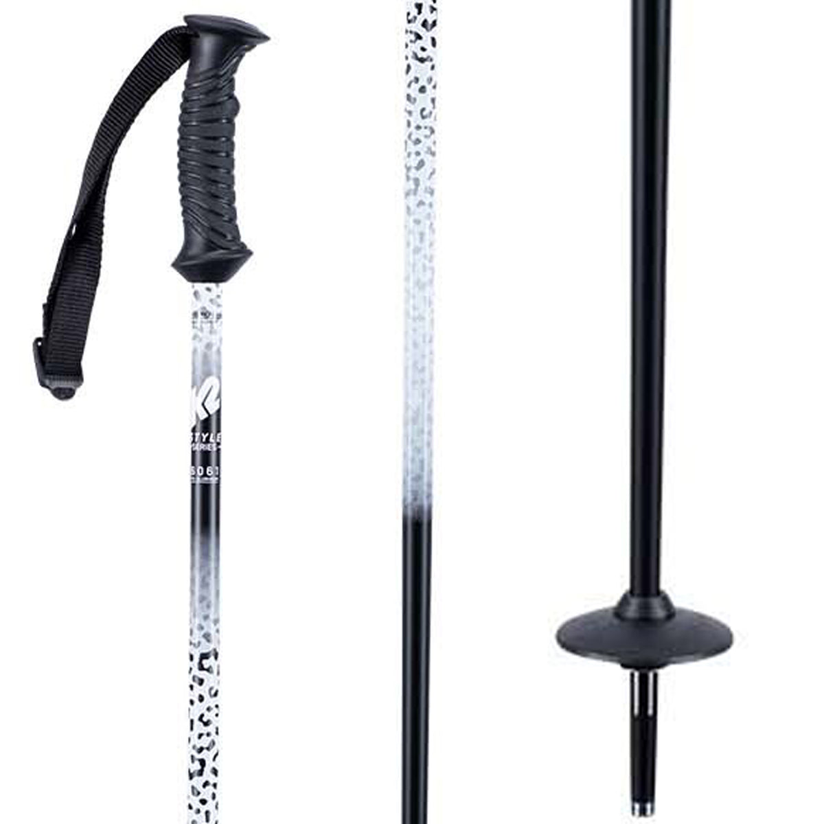 K2 Style Aluminum Ski Poles - Women's 2021 Silver