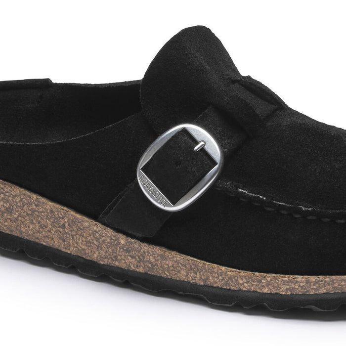 Birkenstock Buckley Shoes - Women's Black Suede