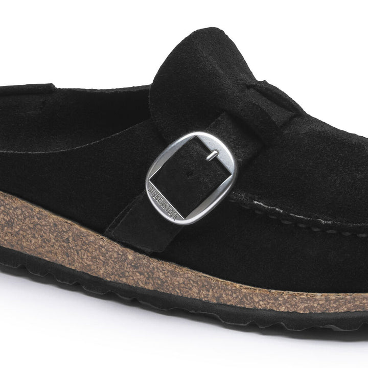 Birkenstock Buckley Shoes - Women's Black Suede