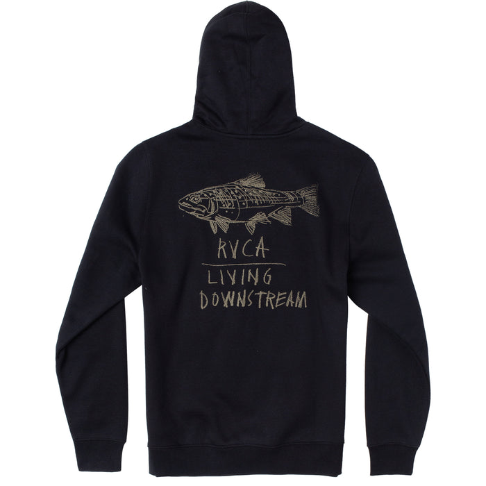 RVCA Downstream Hoodie - Men's Black