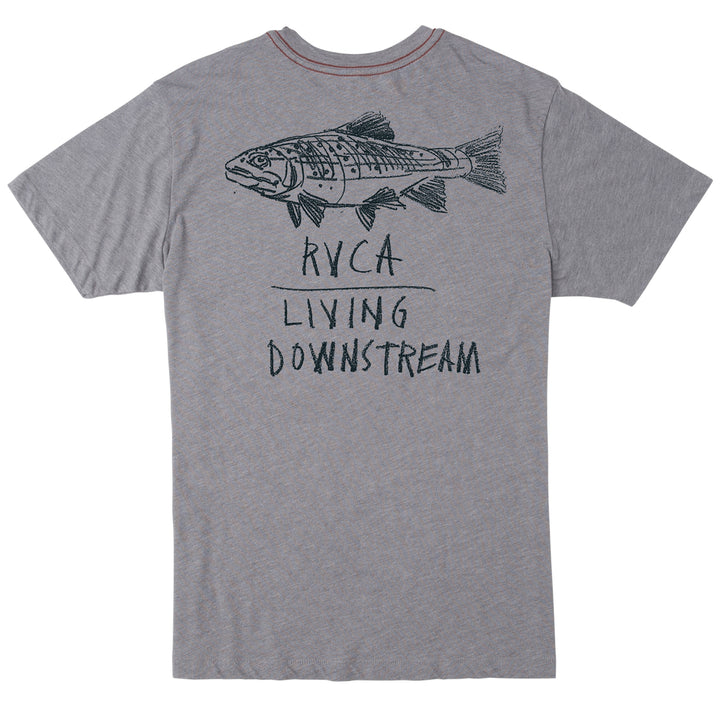 RVCA Downstream T-Shirt - Men's Smoke