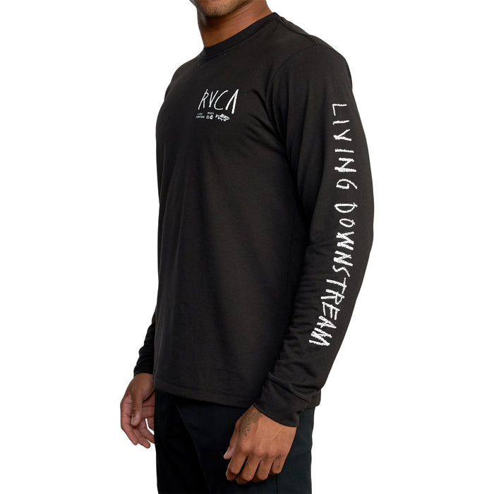 RVCA Ben Horton Sport Long Sleeve T-Shirt - Men's Black