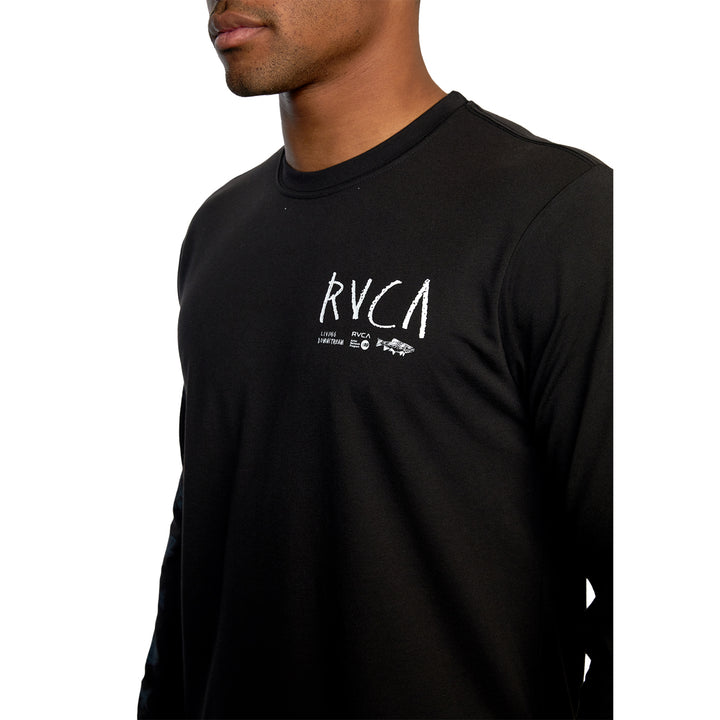 RVCA Ben Horton Sport Long Sleeve T-Shirt - Men's Black