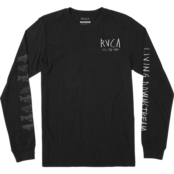 RVCA Ben Horton Sport Long Sleeve T-Shirt - Men's Black