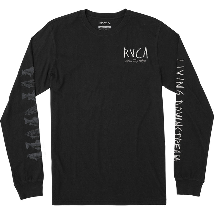 RVCA Ben Horton Sport Long Sleeve T-Shirt - Men's Black