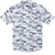 RVCA Horton Fish Camo Short Sleeve - Men's Antique White