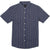 RVCA Endless Seersucker Short-Sleeve Shirt Moody Blue