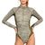 RVCA Blocked One Piece Rashguard - Women's Micro Cat Olive