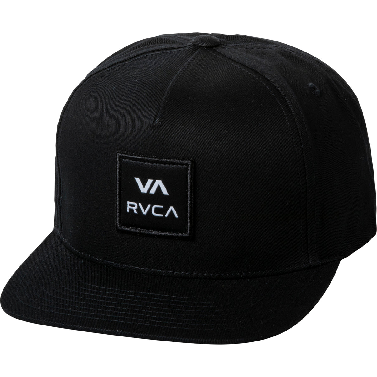 RVCA Square Snapback Hat Black