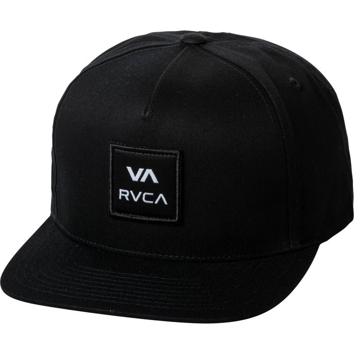 RVCA Square Snapback Hat Black