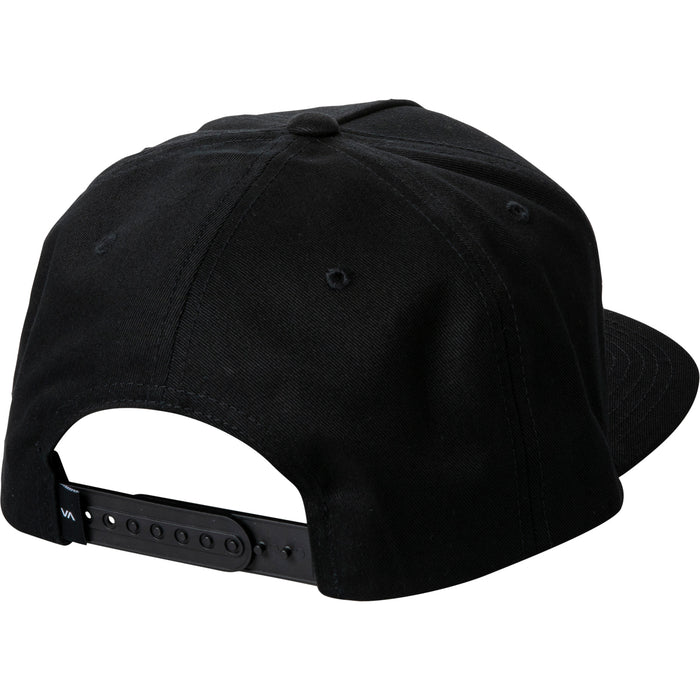 RVCA Square Snapback Hat Black