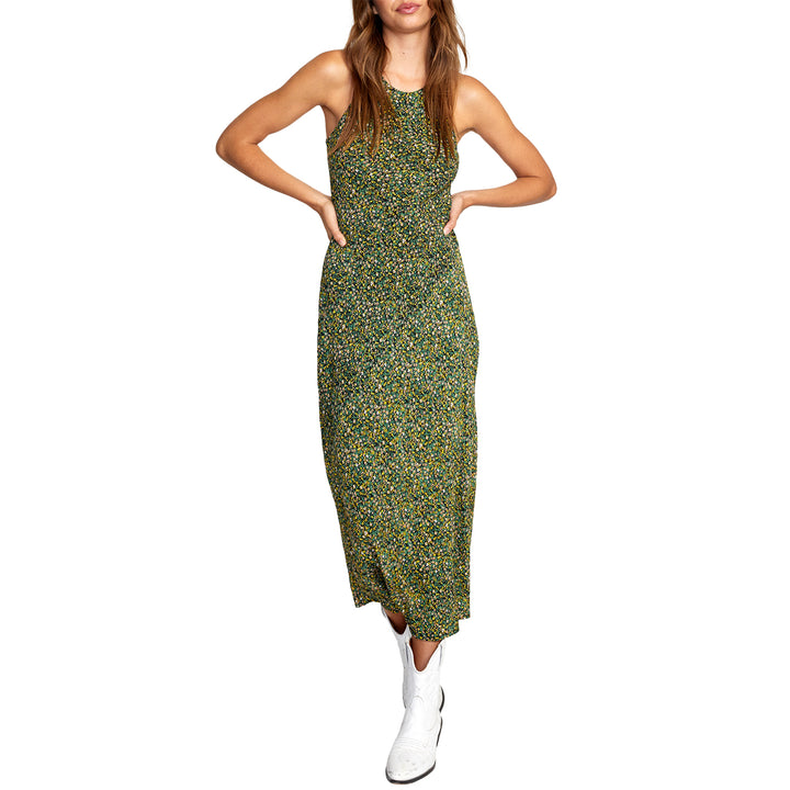 RVCA Exile Dress - Women's Dusky Green