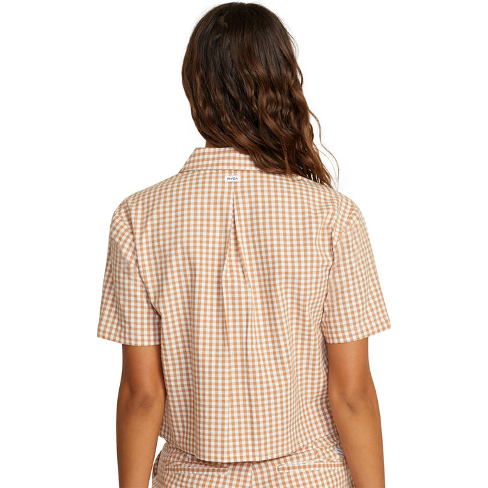 RVCA Jackie Short-Sleeve Top - Women's Sand
