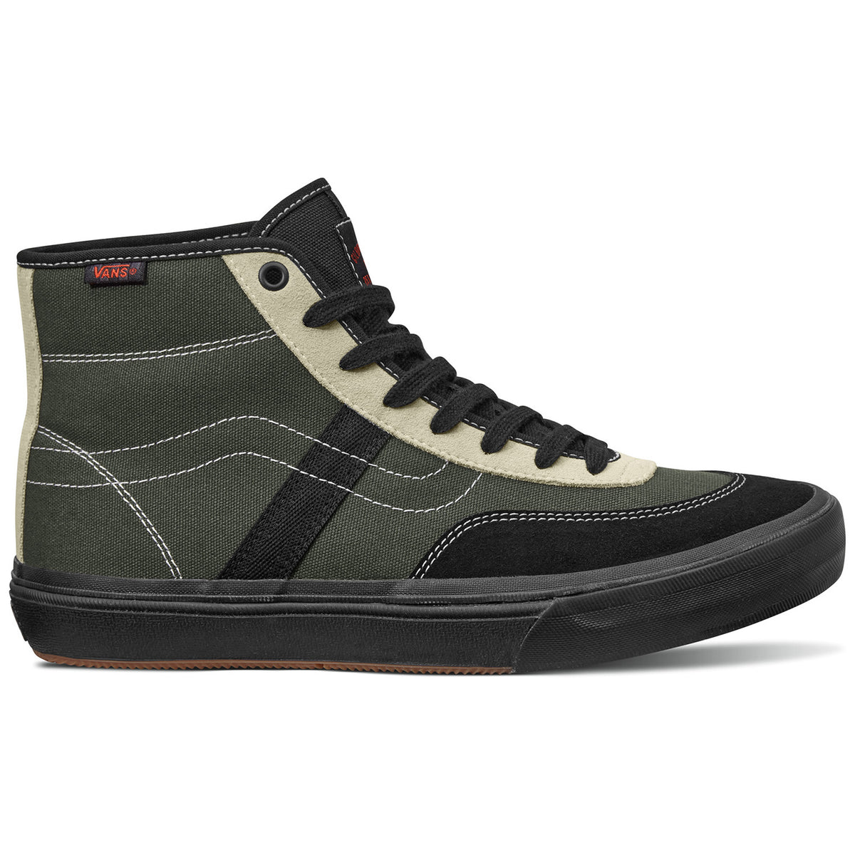 Vans Crockett High Shoes - Men's Forest/Black