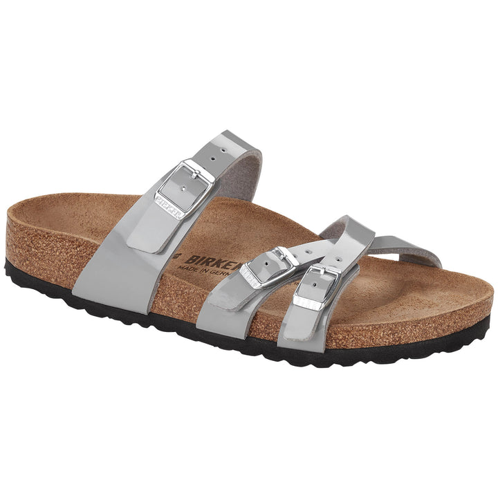 Birkenstock Franca Birko-Flor Sandals - Women's Patent Alloy
