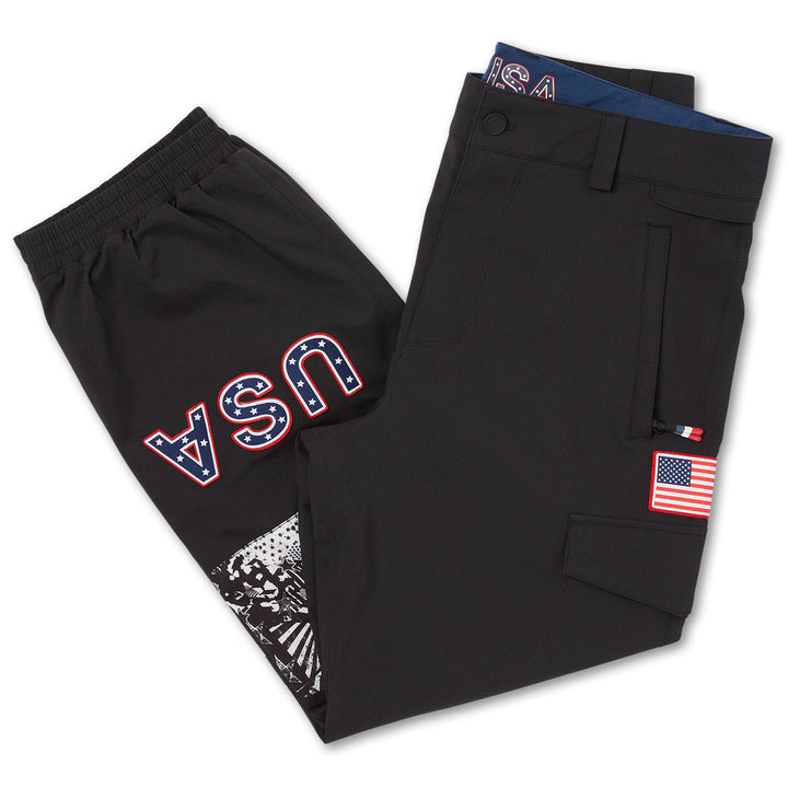 Volcom OU Hotlapper Pants - Men's Black White