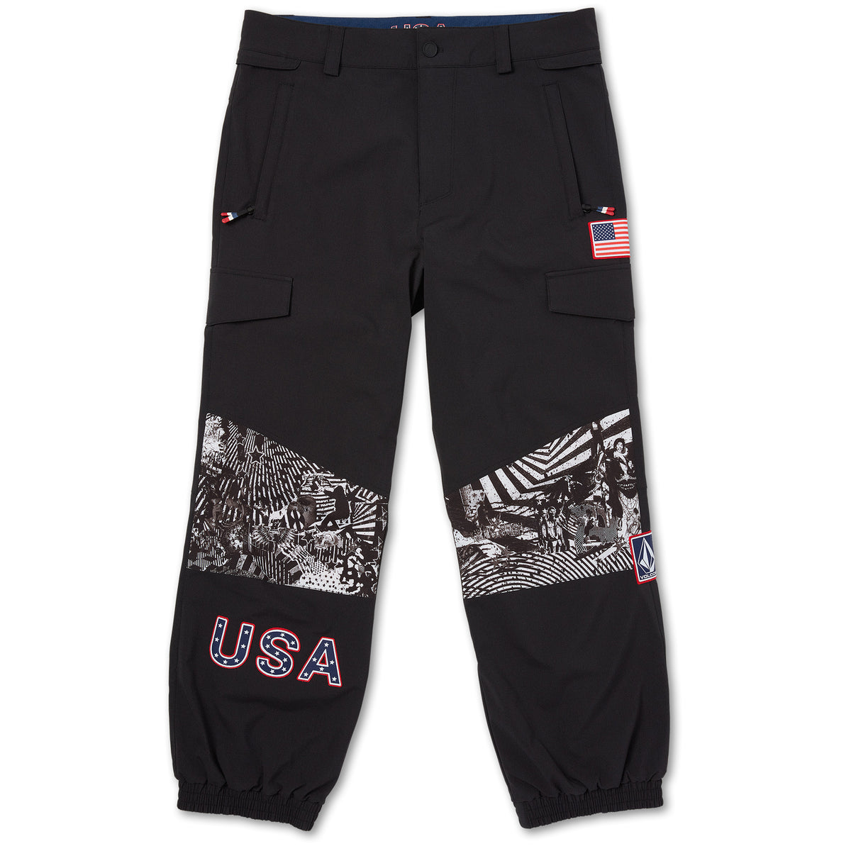 Volcom OU Hotlapper Pants - Men's Black White