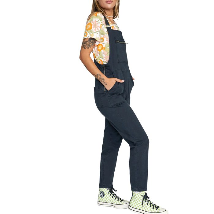 RVCA Peace Mission 2 Overalls - Women's Black