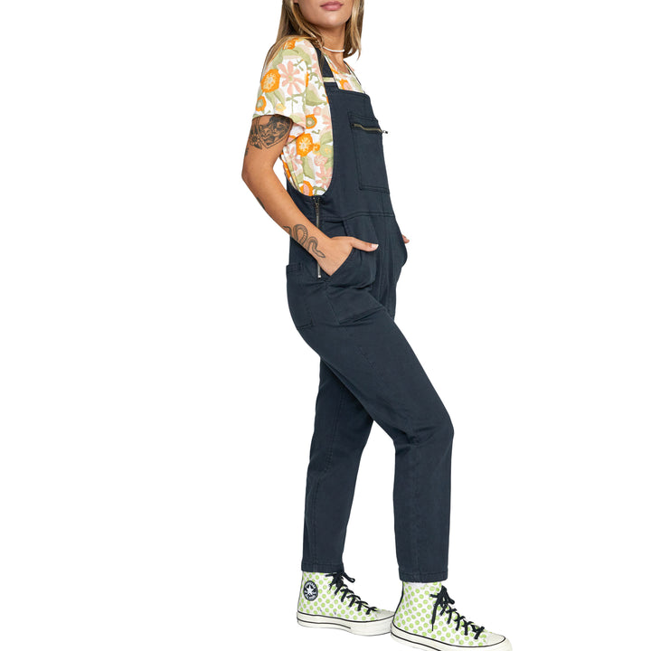 RVCA Peace Mission 2 Overalls - Women's Black