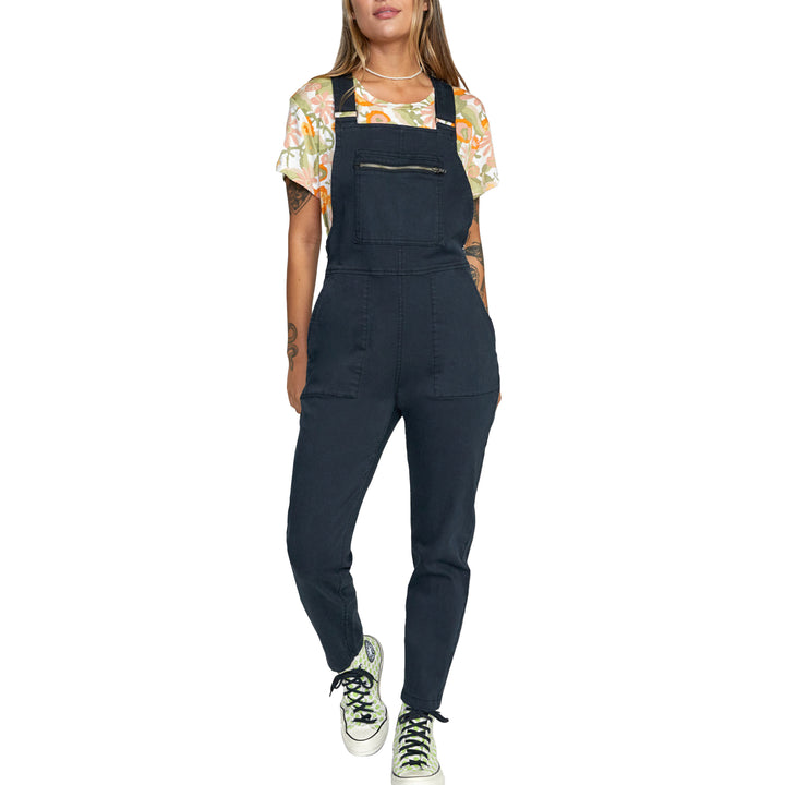 RVCA Peace Mission 2 Overalls - Women's Black
