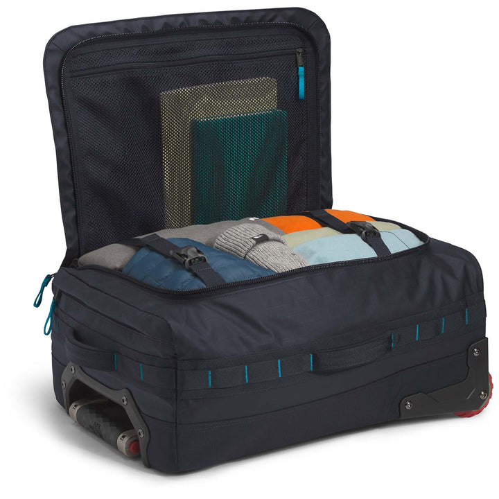 The North Face Base Camp Voyager 21in Roller Bag Aviator Navy/Meridian Blue